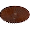 Ekena Millwork Shakuras Ceiling Medallion (For Canopies up to 5"), 19 3/4"OD x 1 3/8"P, Burnished Mahogany Crackle CM20SHBMC - alternate 3